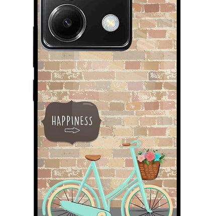 Happiness Artwork Poco X6 Glass Case