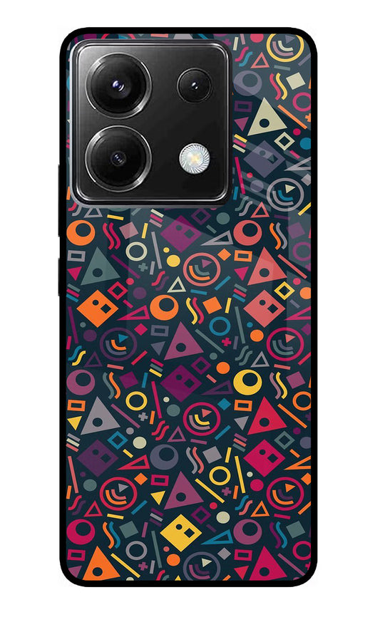 Geometric Abstract Poco X6 Glass Case