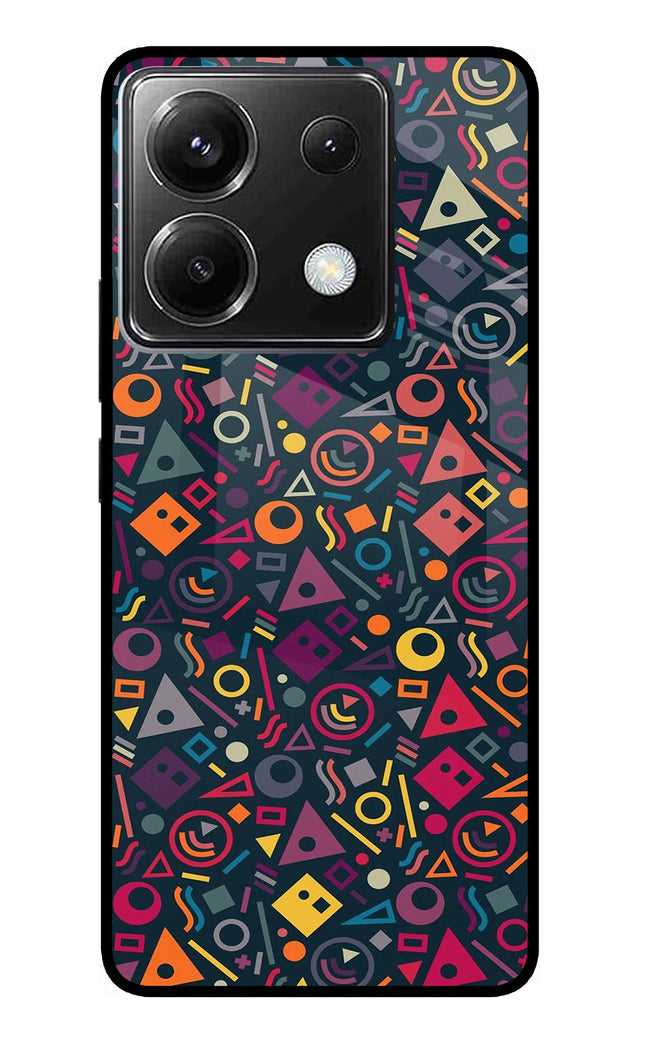 Geometric Abstract Poco X6 Glass Case