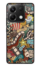 Cinema Abstract Poco X6 Glass Case