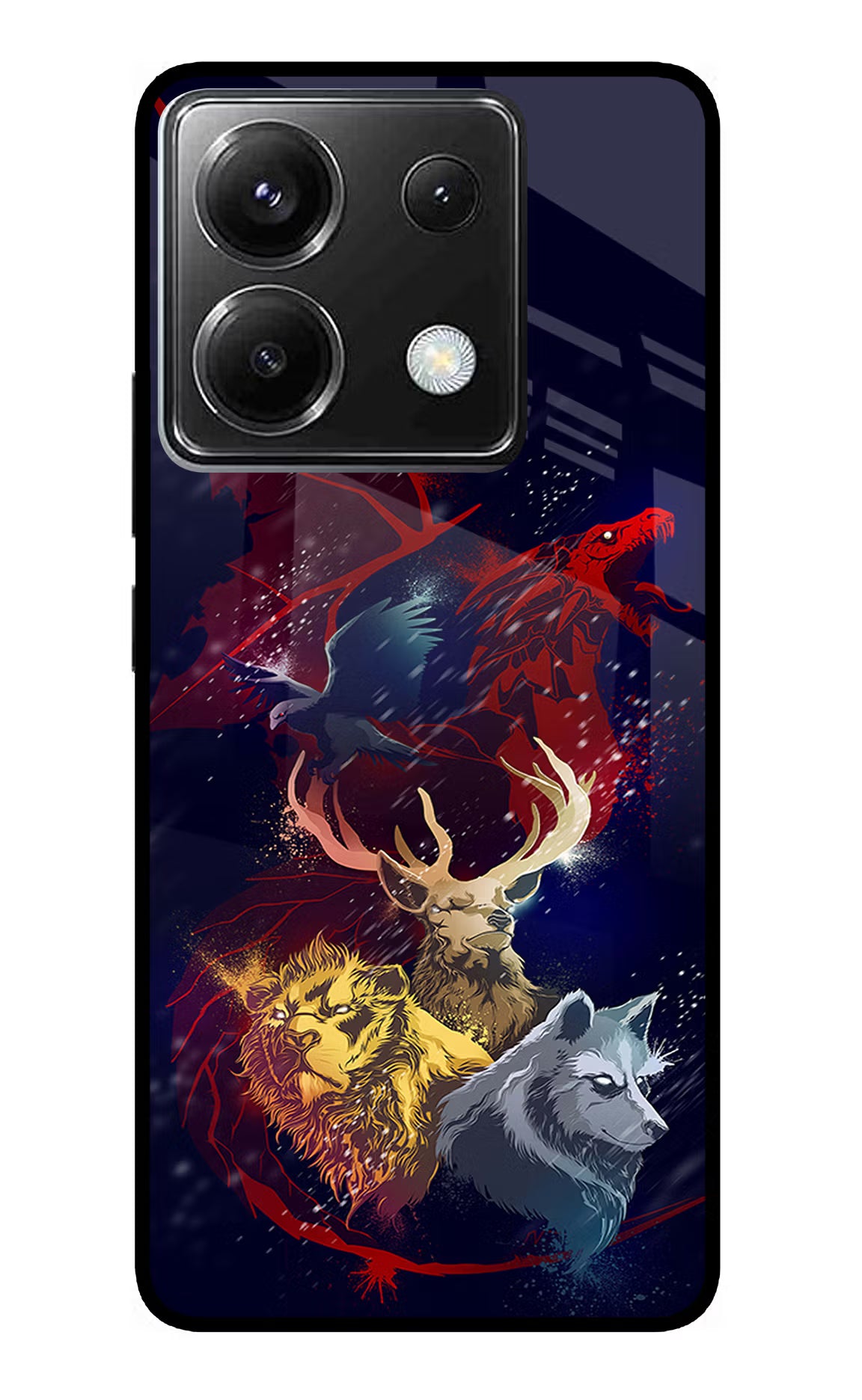 Game Of Thrones Poco X6 Glass Case