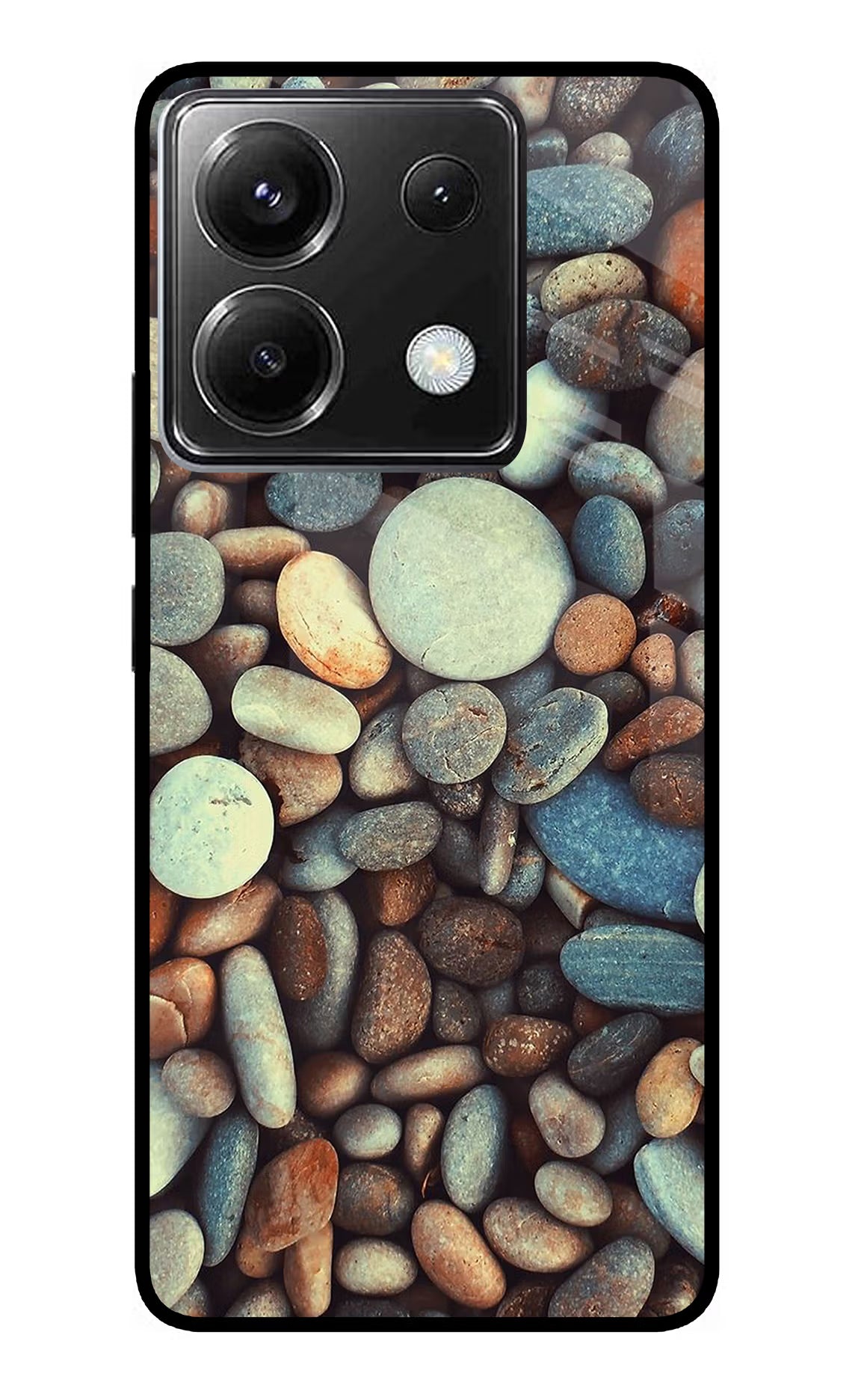 Pebble Poco X6 Glass Case