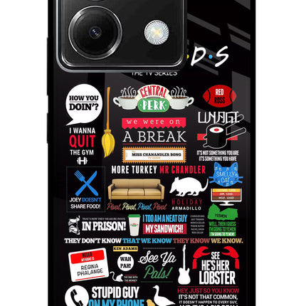 FRIENDS Poco X6 Glass Case