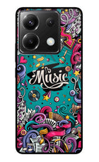 Music Graffiti Poco X6 Glass Case