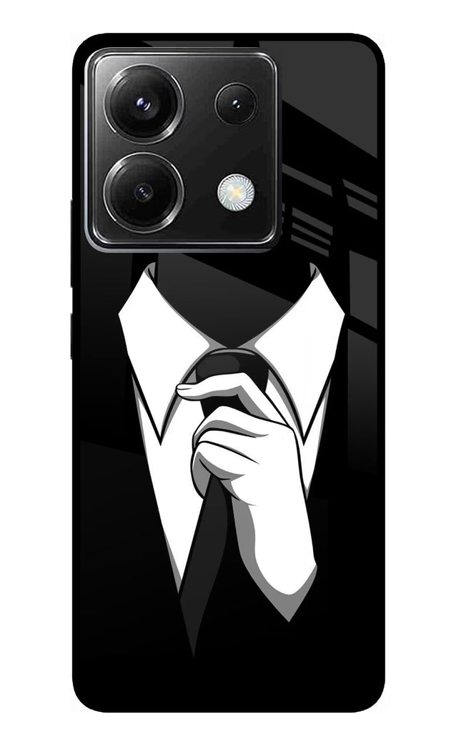 Black Tie Poco X6 Glass Case