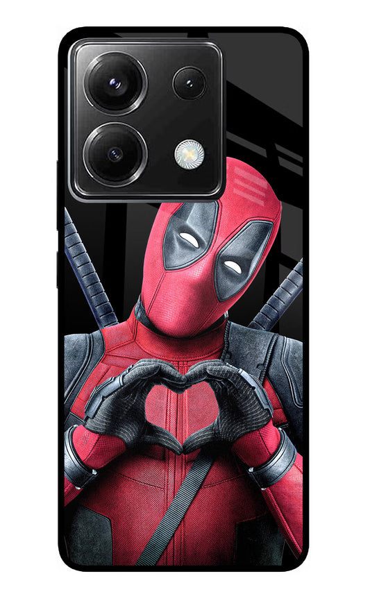 Deadpool Poco X6 Glass Case