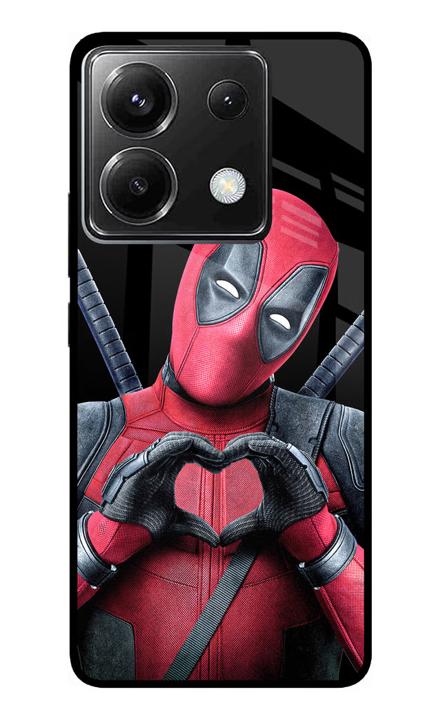 Deadpool Poco X6 Glass Case