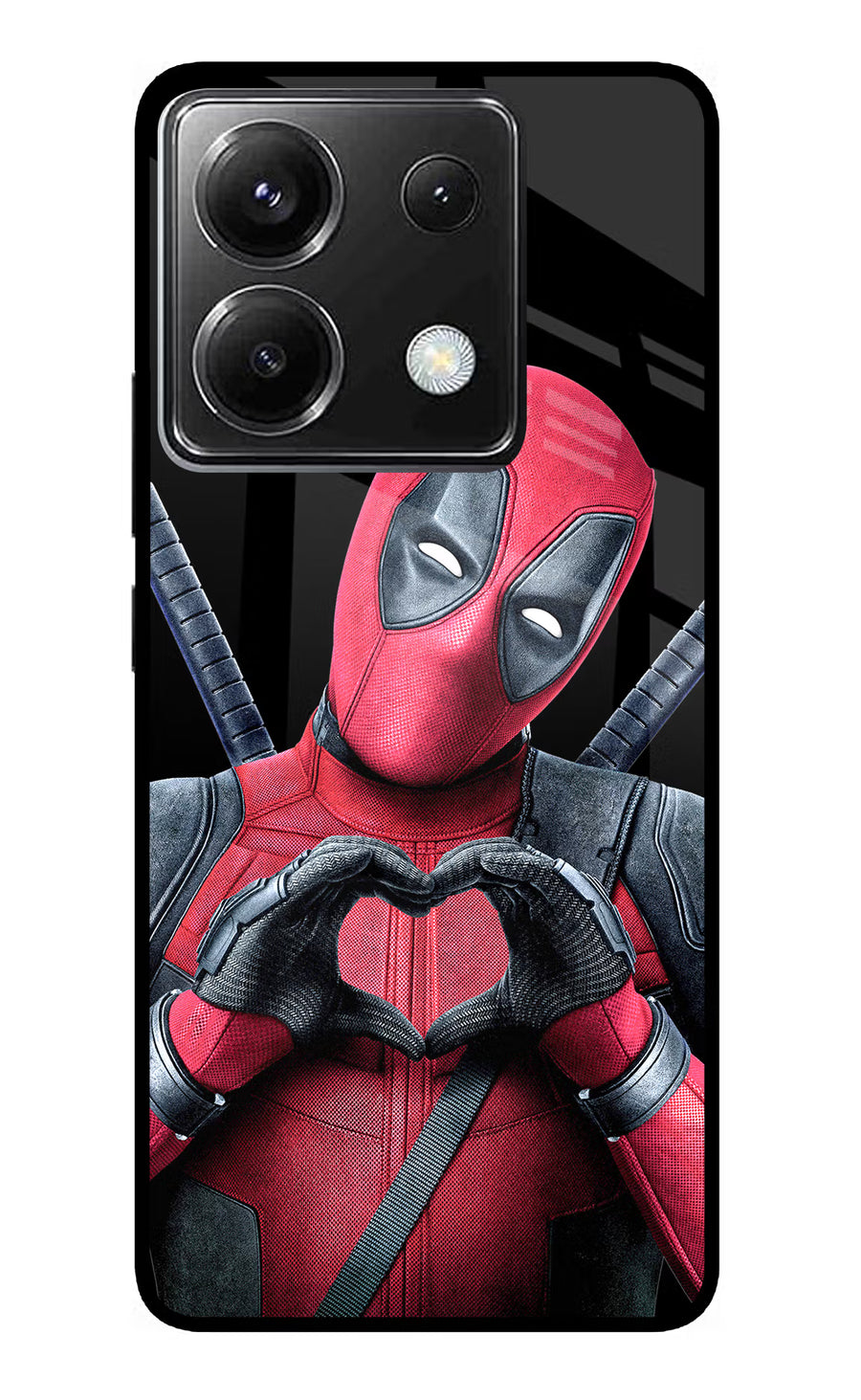Deadpool Poco X6 Back Cover, Metal case