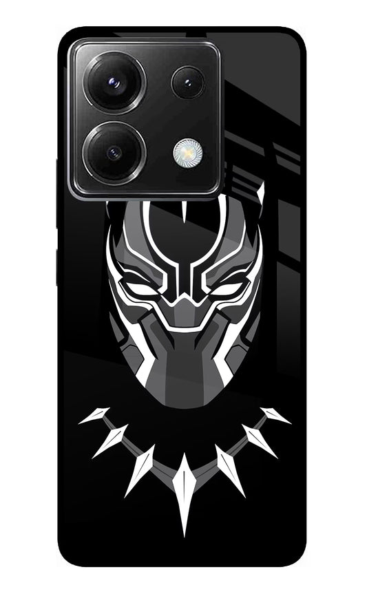 Black Panther Poco X6 Glass Case