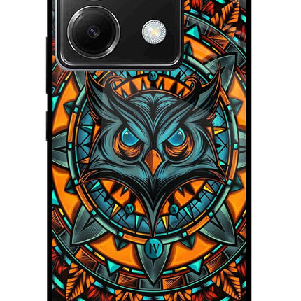 Angry Owl Art Poco X6 Glass Case