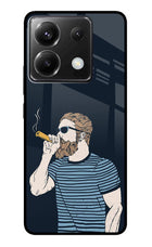Smoking Poco X6 Glass Case