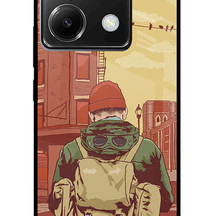 Adventurous Poco X6 Glass Case