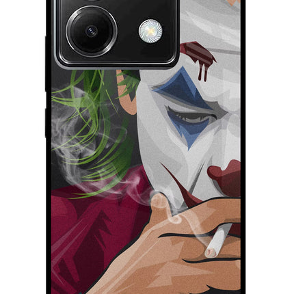 Joker Smoking Poco X6 Glass Case