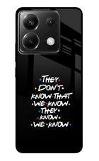 FRIENDS Dialogue Poco X6 Glass Case