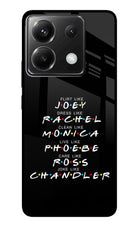 FRIENDS Character Poco X6 Glass Case