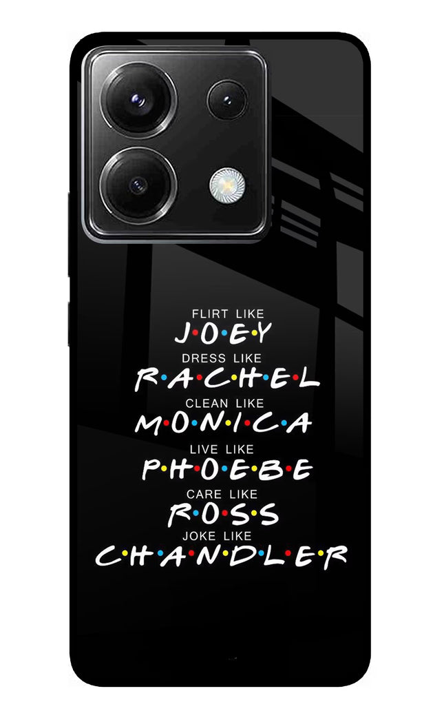FRIENDS Character Poco X6 Glass Case