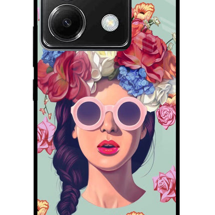 Pretty Girl Poco X6 Glass Case