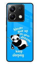 Keep Sleeping Poco X6 Glass Case
