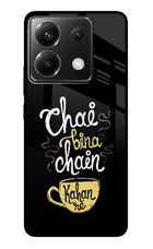 Chai Bina Chain Kaha Re Poco X6 Glass Case