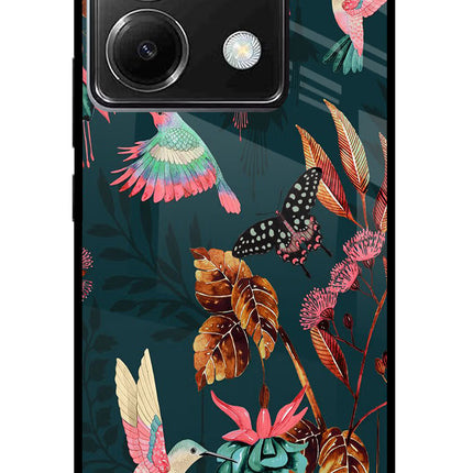 Birds Poco X6 Glass Case
