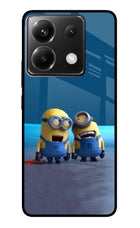 Minion Laughing Poco X6 Glass Case