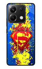 Superman logo Poco X6 Glass Case