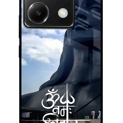 Om Namah Shivay Poco X6 Glass Case