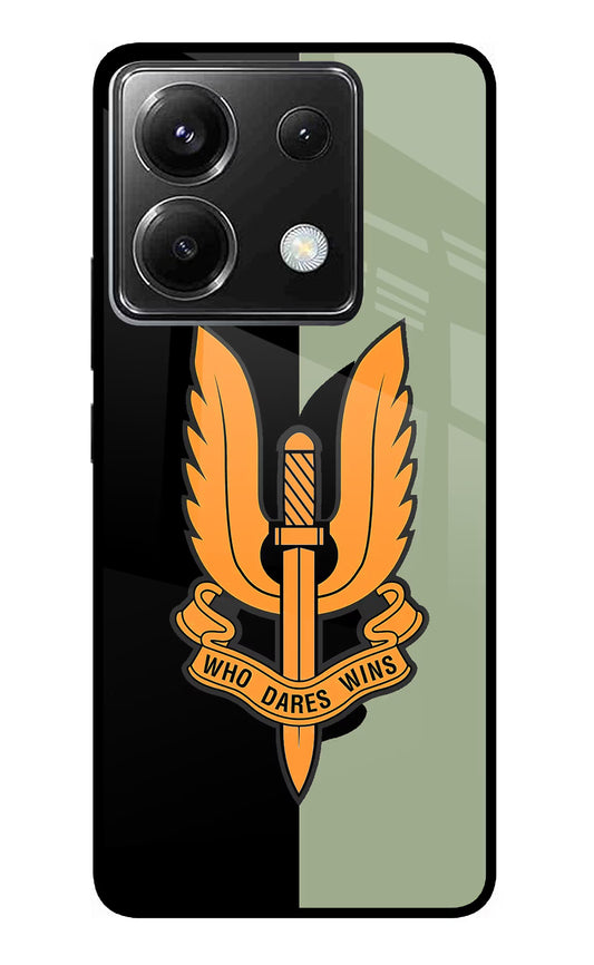 Balidan Logo Poco X6 Glass Case