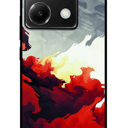 Fire Cloud Poco X6 Glass Case