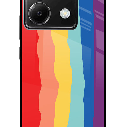 Rainbow Poco X6 Glass Case