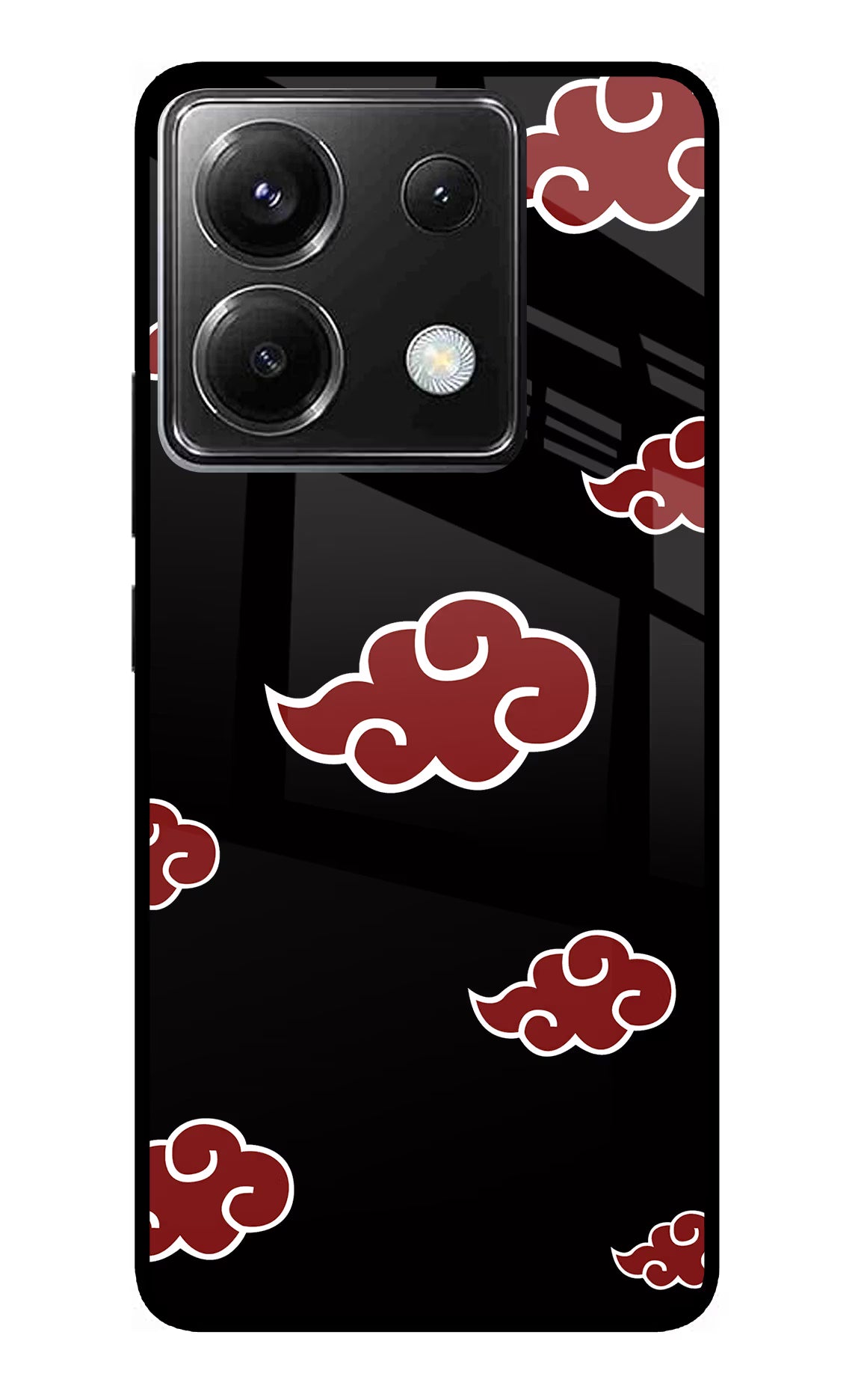 Akatsuki Poco X6 Glass Case Back Cover by Casekaro