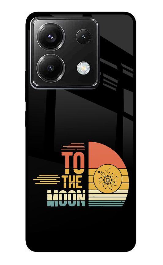 To the Moon Poco X6 Glass Case