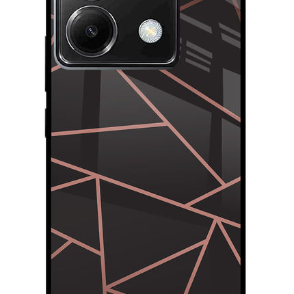 Geometric Pattern Poco X6 Glass Case