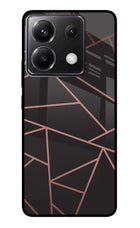 Geometric Pattern Poco X6 Glass Case