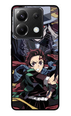 Demon Slayer Poco X6 Glass Case