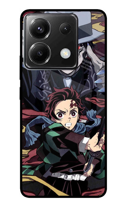 Demon Slayer Poco X6 Glass Case