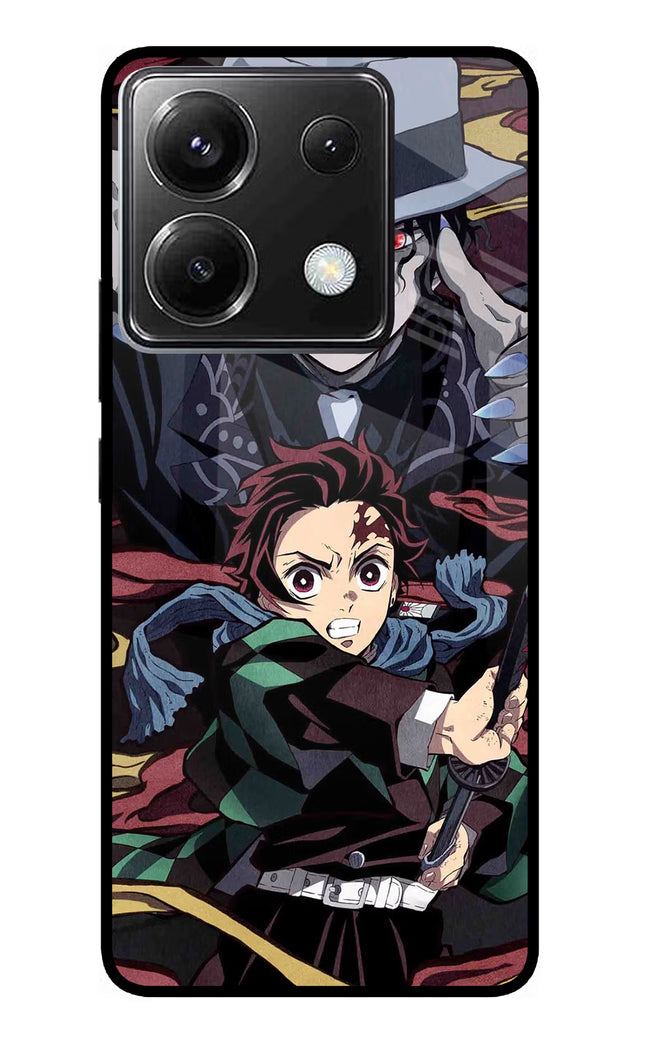Demon Slayer Poco X6 Glass Case