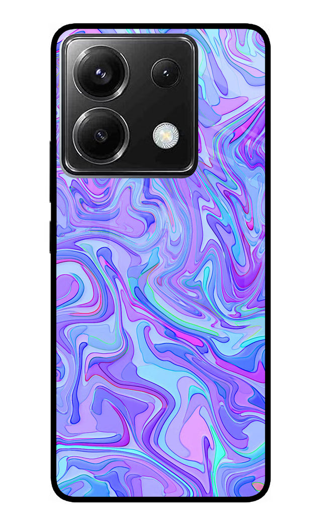 Glitter Poco X6 Glass Case
