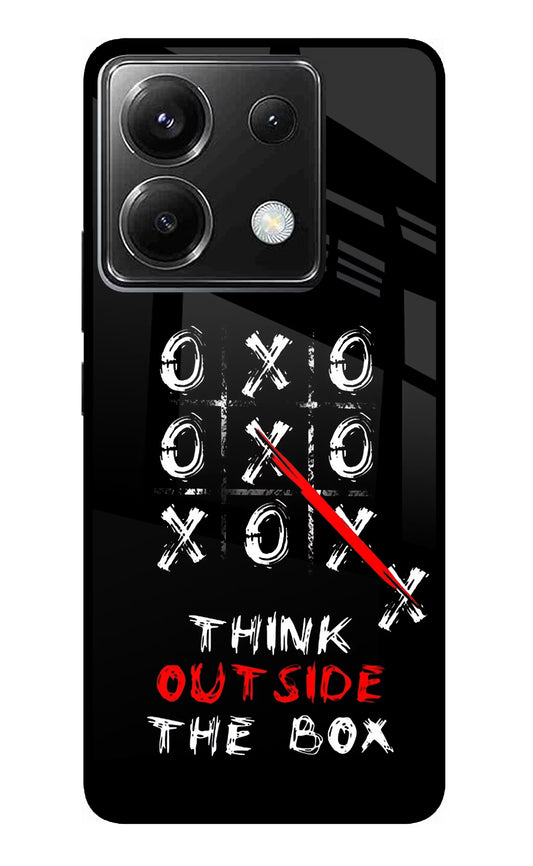Think out of the BOX Poco X6 Glass Case
