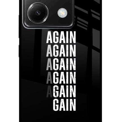 Again Again Gain Poco X6 Glass Case