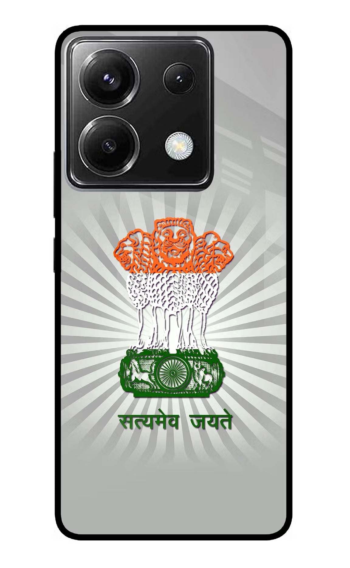 Satyamev Jayate Art Poco X6 Glass Case