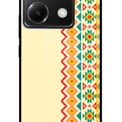 Ethnic Seamless Poco X6 Glass Case