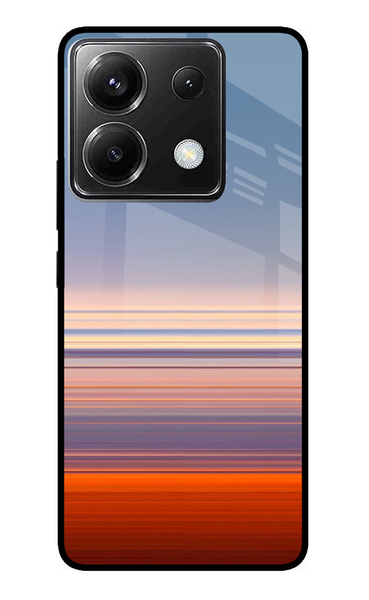 Morning Colors Poco X6 Glass Case