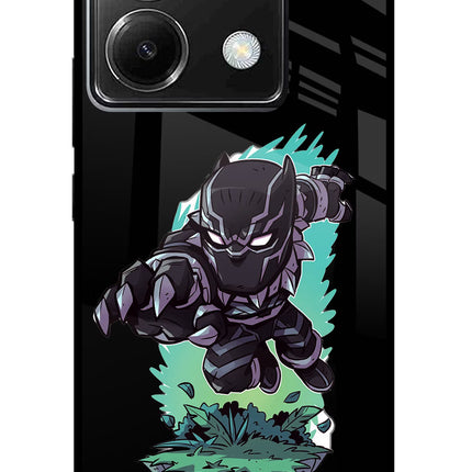Black Panther Poco X6 Glass Case