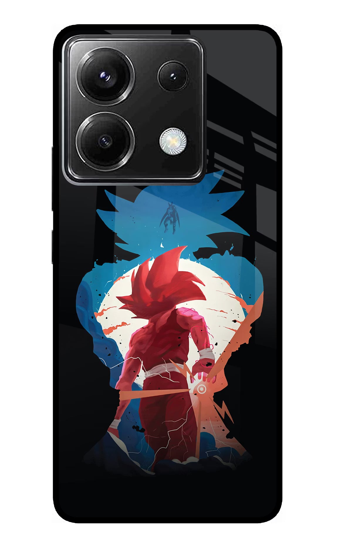 Goku Poco X6 Glass Case