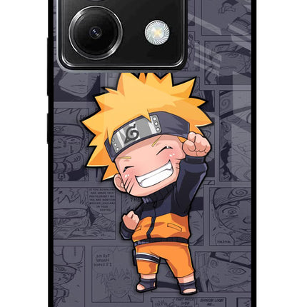 Chota Naruto Poco X6 Glass Case Back Cover by Casekaro