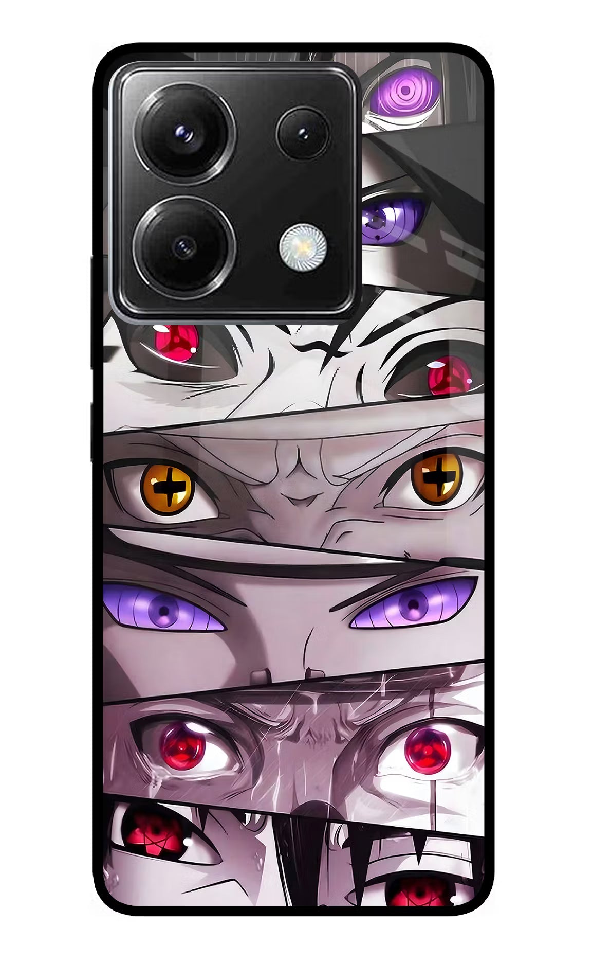 Naruto Anime Poco X6 Glass Case Back Cover by Casekaro