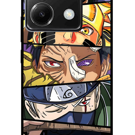Naruto Character Poco X6 Glass Case