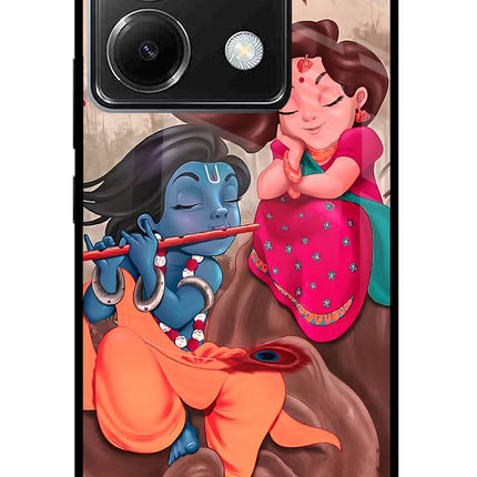 Radhe Krishna Poco X6 Glass Case