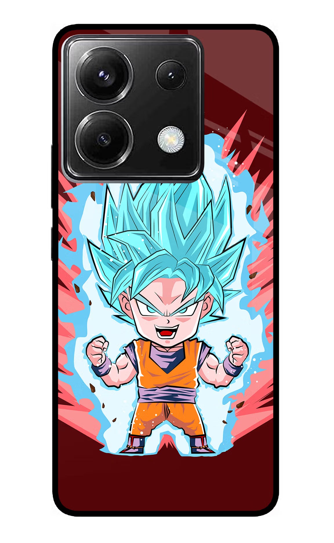 Goku Little Poco X6 Glass Case